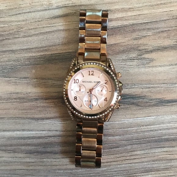 Rose Gold Michael Kors Watch main image 5